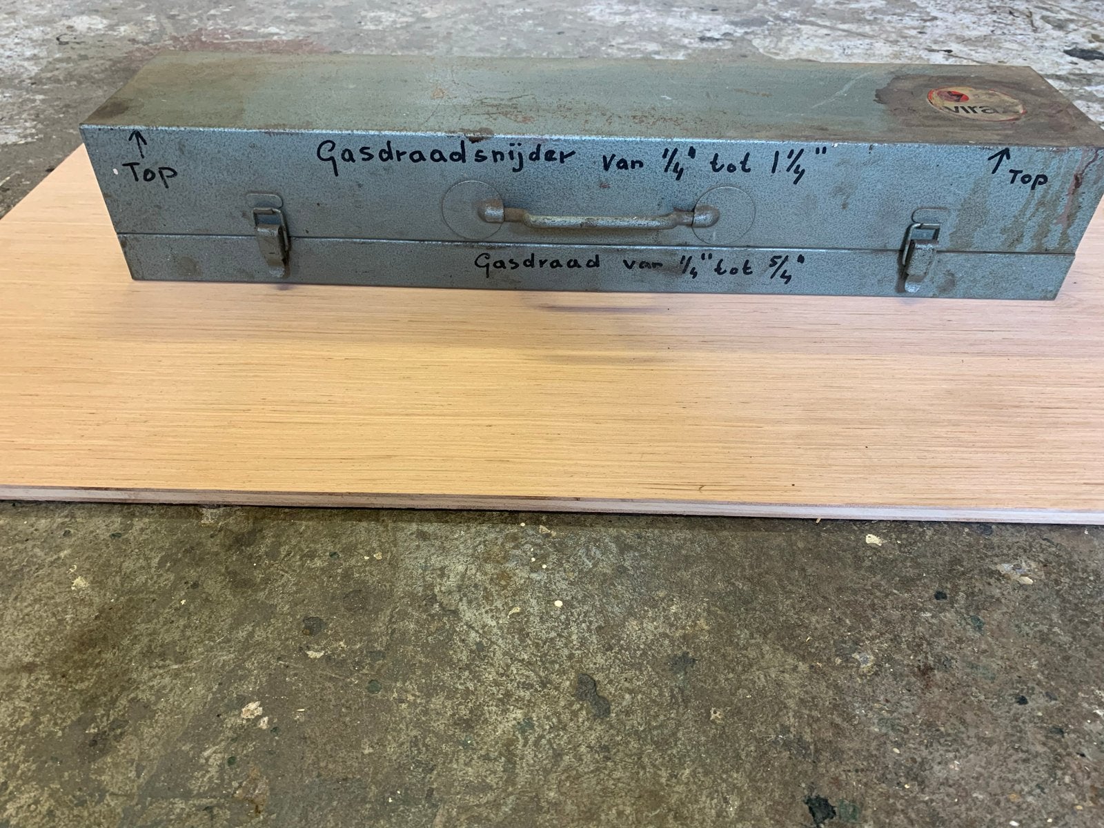Virax gasdraadsnijder set 1/4" tot 1 1/4", Ophalen, Gebruikt, Snijgereedschap, Overige merken
