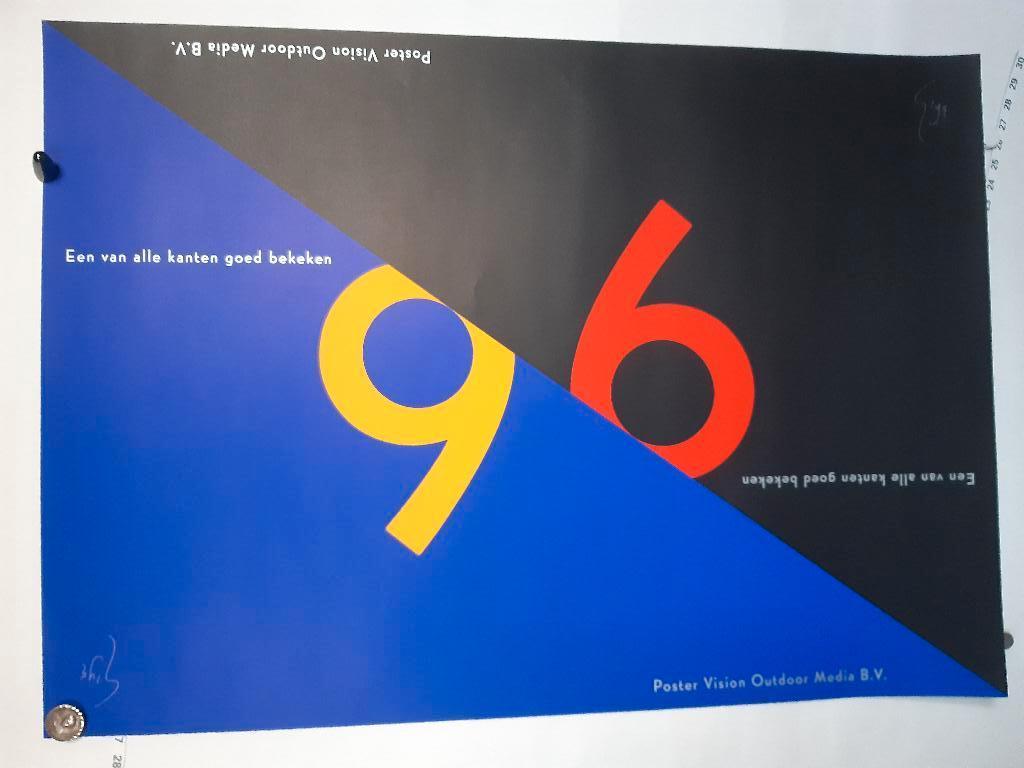 Originele poster Gielijn Escher 96 Vision Outdoor Media, Gebruikt, Verzenden, Rechthoekig Liggend, A1 t/m A3