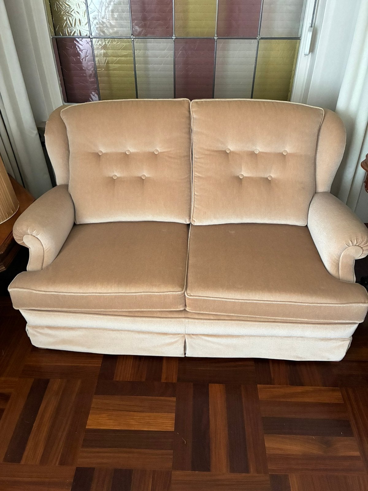 Bankje, Gebruikt, 150 tot 200 cm, Tweepersoons, 75 tot 100 cm