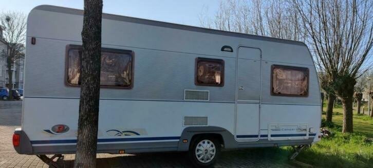 Dethleffs Camper caravan met stapelbed + voortent, Kleine zit, Particulier, Dethleffs, 5 tot 6 meter