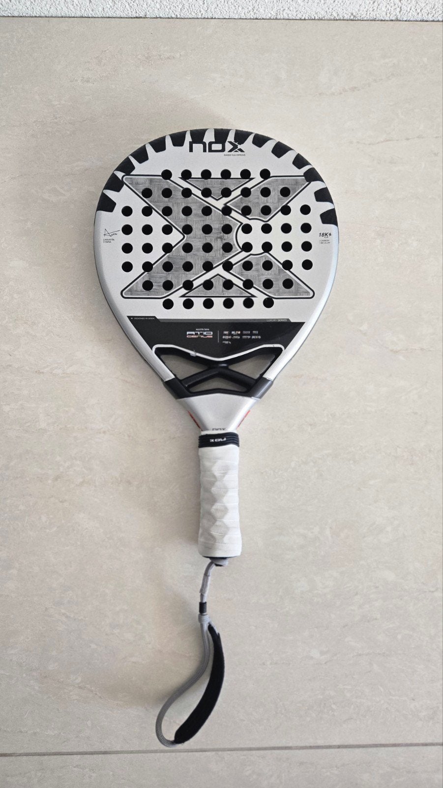 Nox Padelracket 18K - Zo goed als nieuw, Ophalen of Verzenden, Zo goed als nieuw, Padelracket