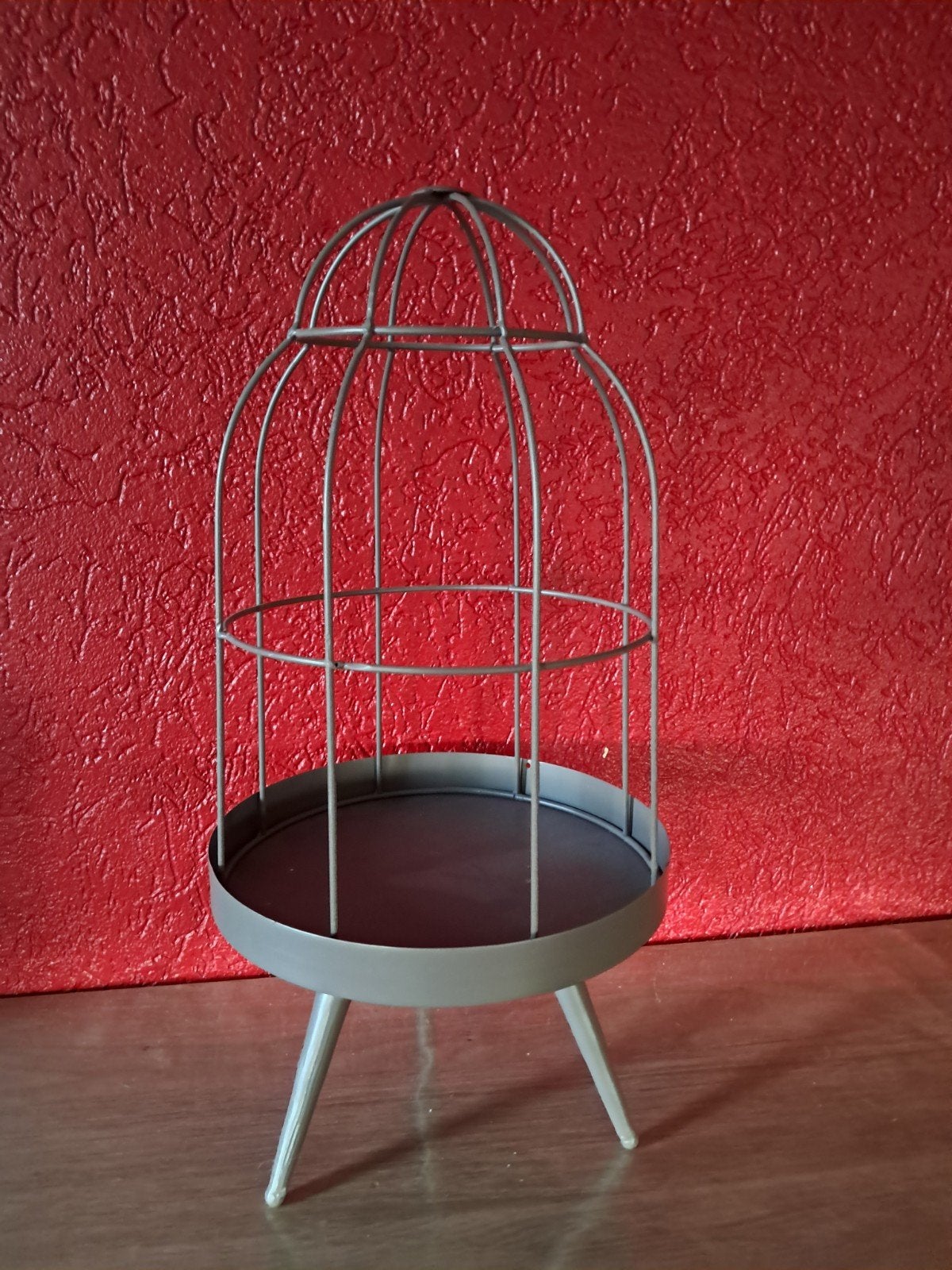 Grijze metalen Intratuin plantentafel Kifa., Ophalen of Verzenden