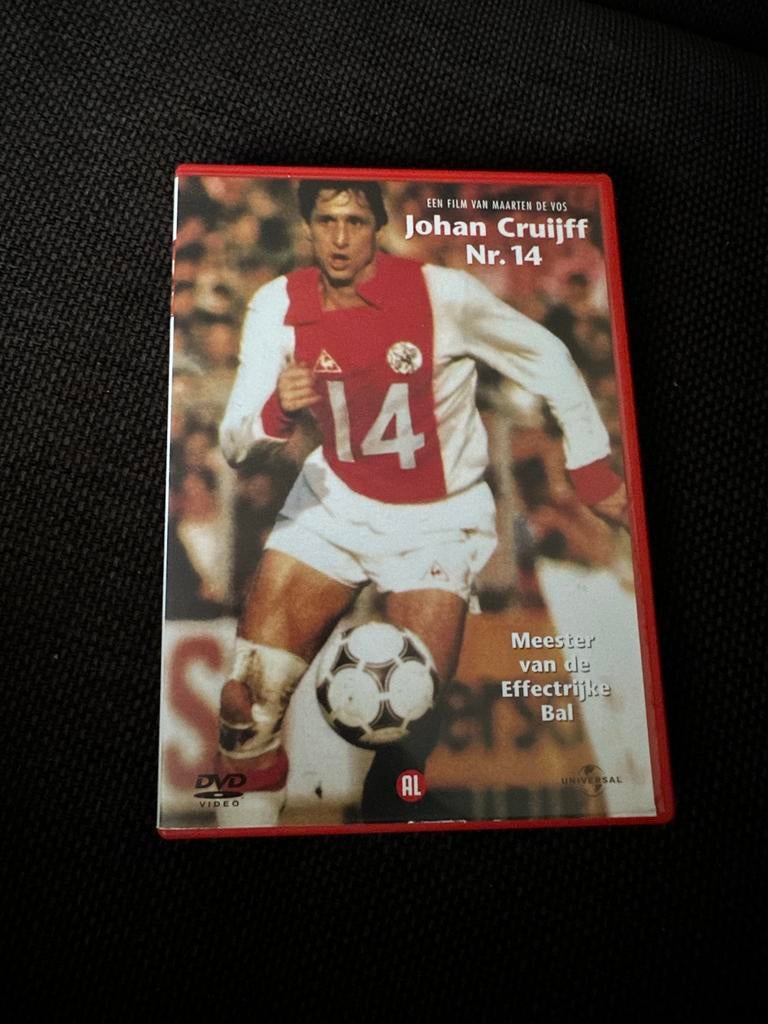 DVD Johan Cruijff Nr. 14 - Meester van de Effectrijke Bal, Cd's en Dvd's, Dvd's | Sport en Fitness, Voetbal, Alle leeftijden, Ophalen of Verzenden