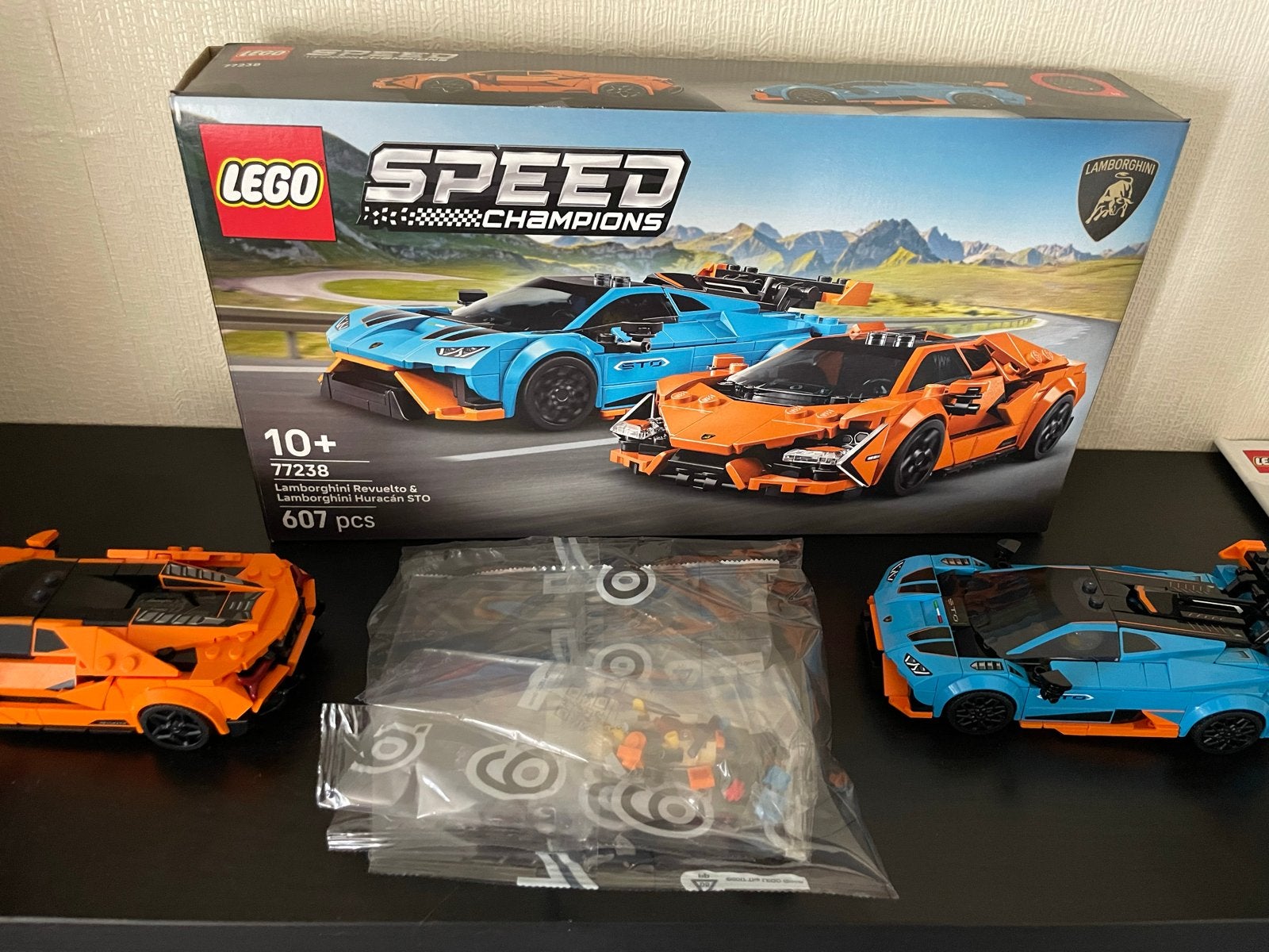 LEGO Speed Champions 77238 Lamborghini Revuelto & Huracán, Lego, Zo goed als nieuw, Compleet, Complete set