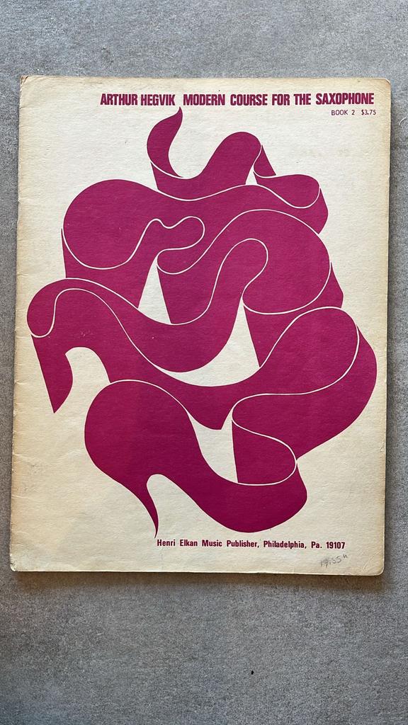 Lesboek voor saxofoon - Arthur Hegvik Modern Course, Gebruikt, Klassiek, Les of Cursus, Ophalen of Verzenden