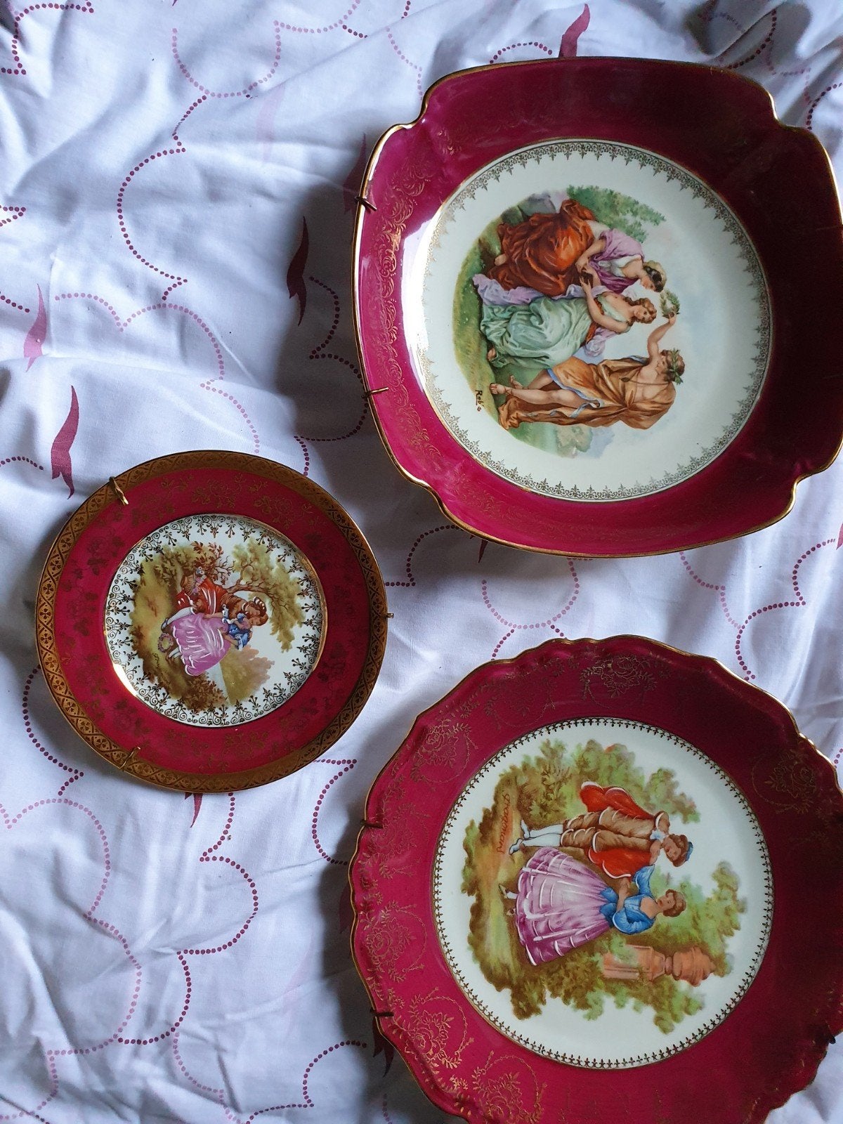 Limoges plateel borden, Ophalen of Verzenden