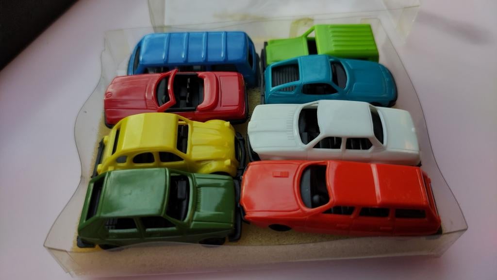 Vintage Bruder-mini PKW Cars H0 Set 1:87, Ophalen of Verzenden, Nieuw, Gelijkstroom of Wisselstroom, Overige merken