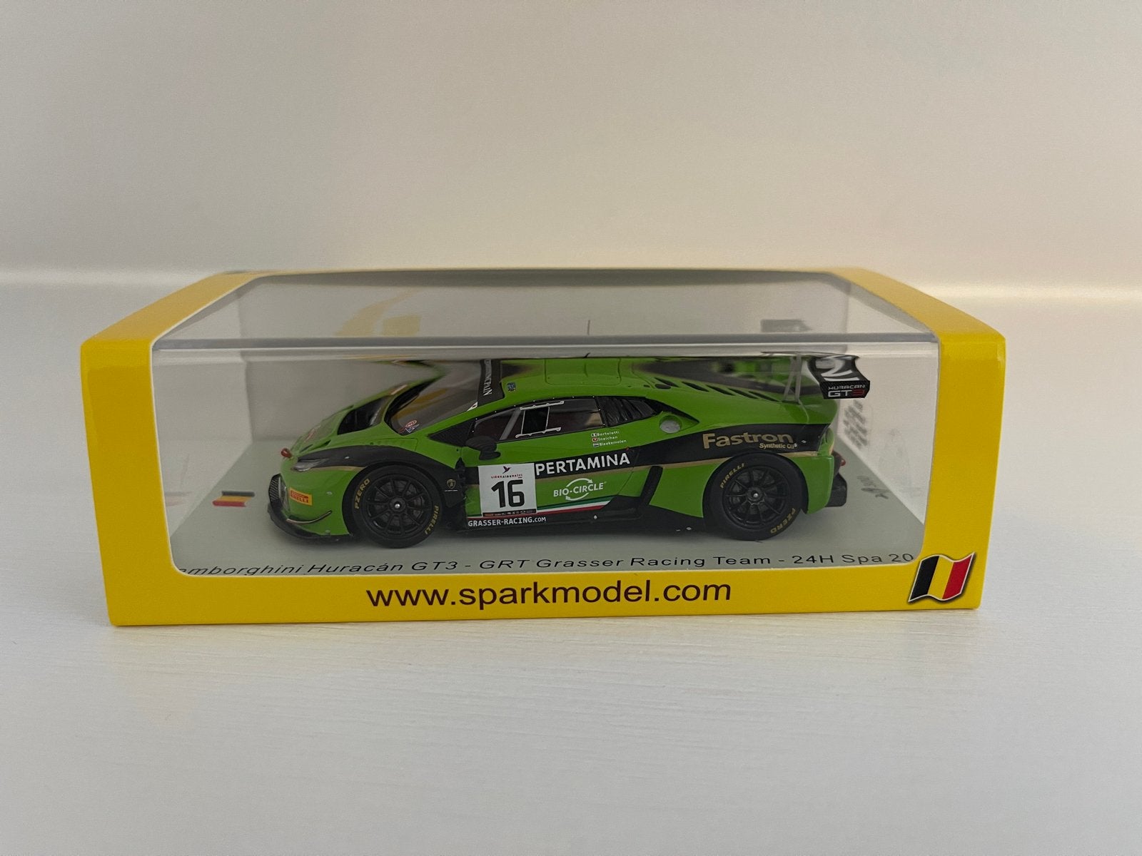 Spark 1:43 Lamborghini Huracán GT3 24H Spa 2016, Hobby en Vrije tijd, Ophalen of Verzenden, Nieuw, Auto, Overige merken