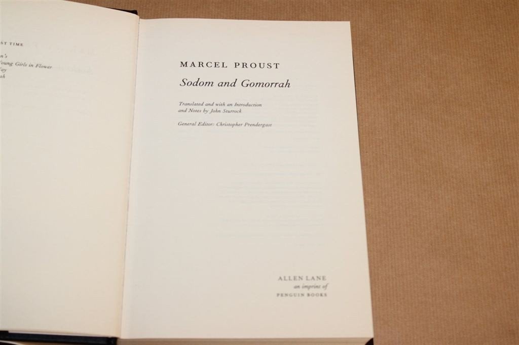 Sodom and Gomorrah — Proust, In Search of Lost Time 4, Ophalen of Verzenden, Zo goed als nieuw