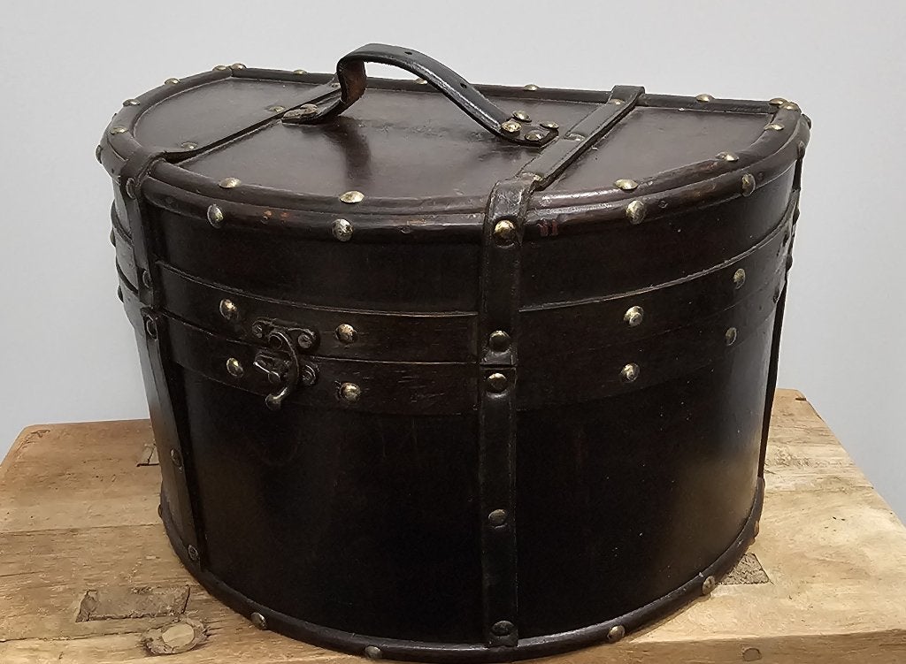 LEUKE BROCANTE KOLONIALE HOUTEN KOFFER, Minder dan 50 cm, Gebruikt, Minder dan 50 cm, Ophalen of Verzenden