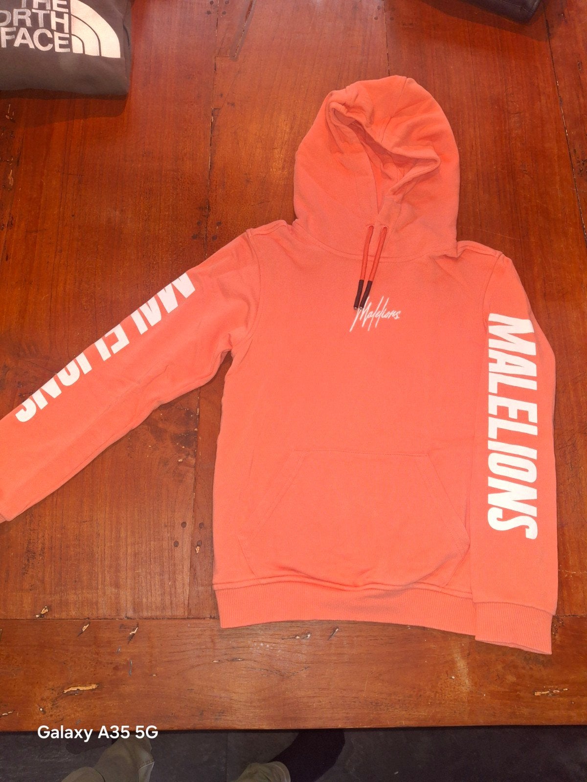 Malelions hoodie oranje maat 158/164, Ophalen of Verzenden, Gebruikt, Malelions, Jongen of Meisje