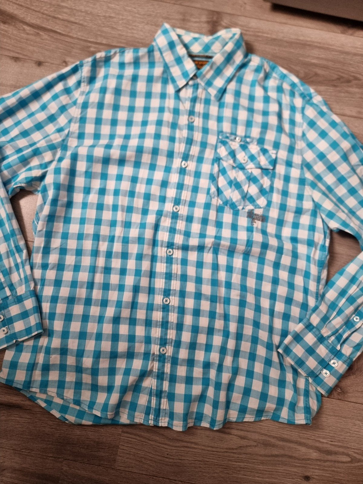 Mooie heren overhemd PME Legend, maat XL (RP), Ophalen of Verzenden, Zo goed als nieuw, Blauw, Overhemd