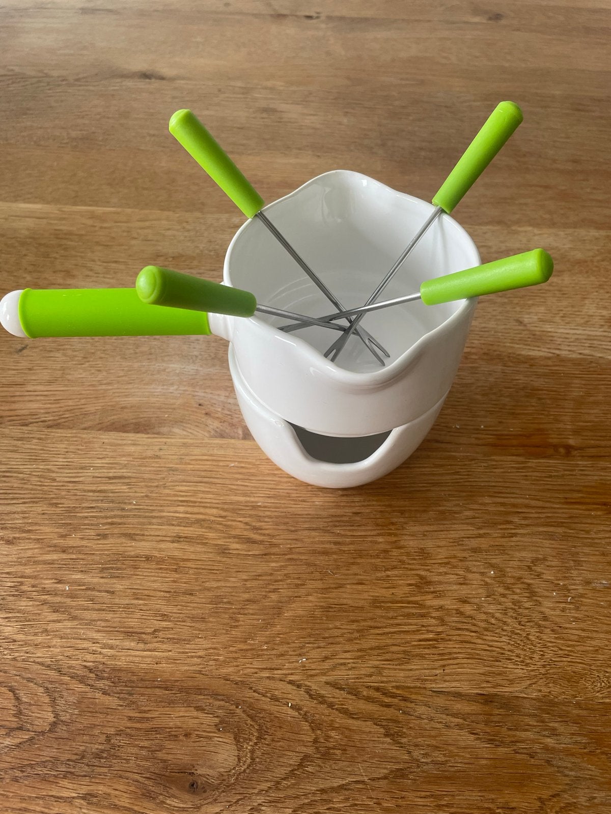 Chocolade fondue set 24 Kitchen - 300 ml, Overige typen, Ophalen of Verzenden, Zo goed als nieuw, Steen/keramiek