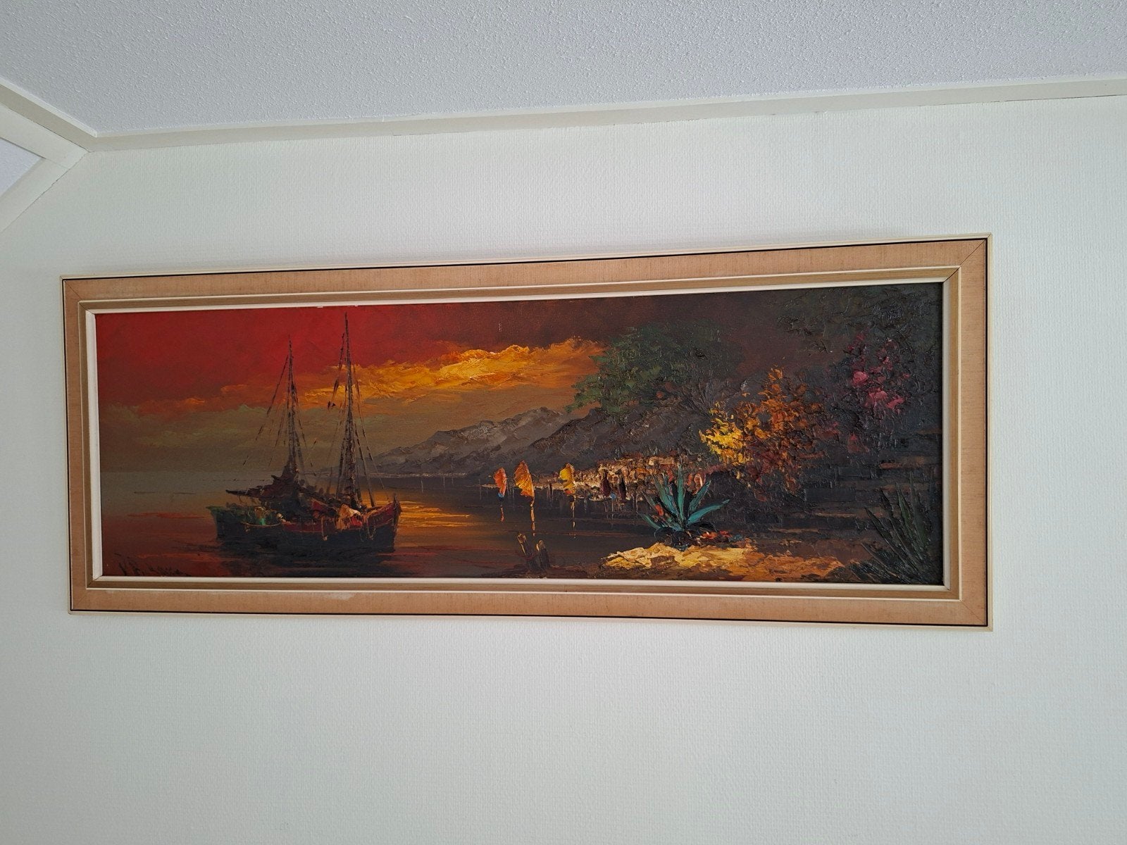 Peter Brouwer, mederiaans zeegezicht., Antiek en Kunst, Ophalen