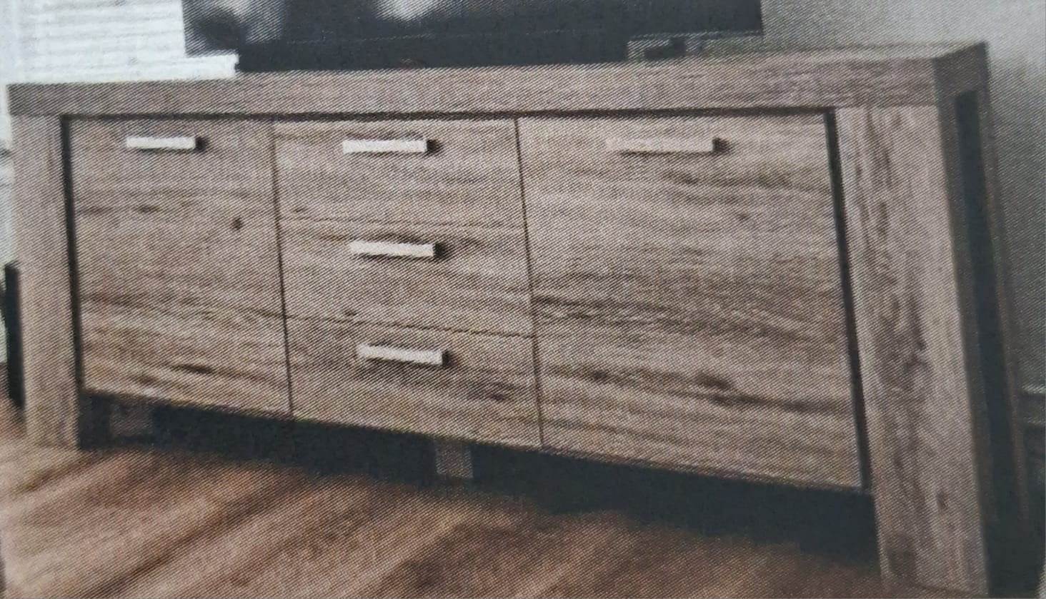 Mooie nette dressoir met kleine reparatie achterkant, Gebruikt, 150 tot 200 cm, Ophalen of Verzenden, 25 tot 50 cm