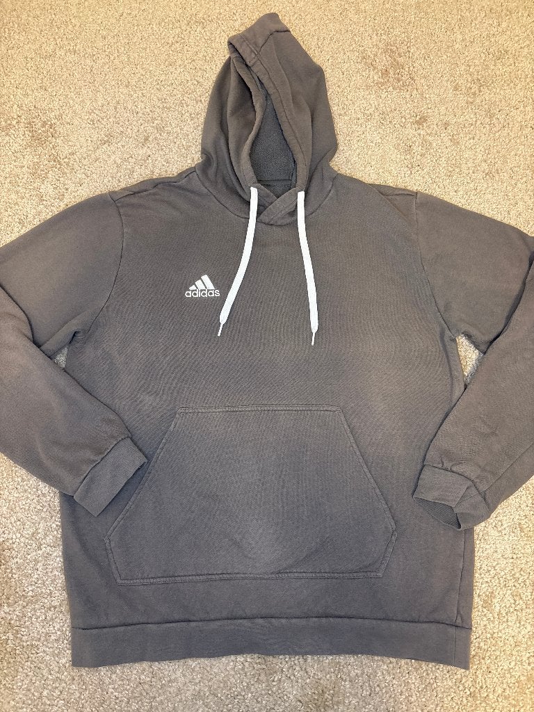 adidas hoodie grijs maat L, Kleding | Heren, Truien en Vesten, Maat 52/54 (L), Verzenden, Serviceinfo@onlineshop.adidas.com, Grijs