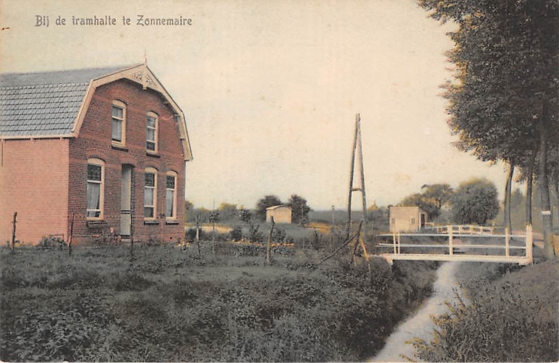Zonnemaire - Tramhalte R.T.M. Schouwen-Duiveland, Ophalen of Verzenden, Voor 1920, Ongelopen, Zeeland