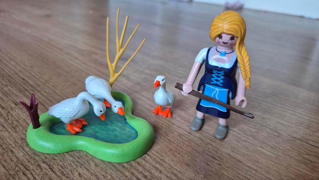 Playmobil 70083 Ganzenhoedster met ganzen - Compleet, Ophalen of Verzenden, Gebruikt, Complete set