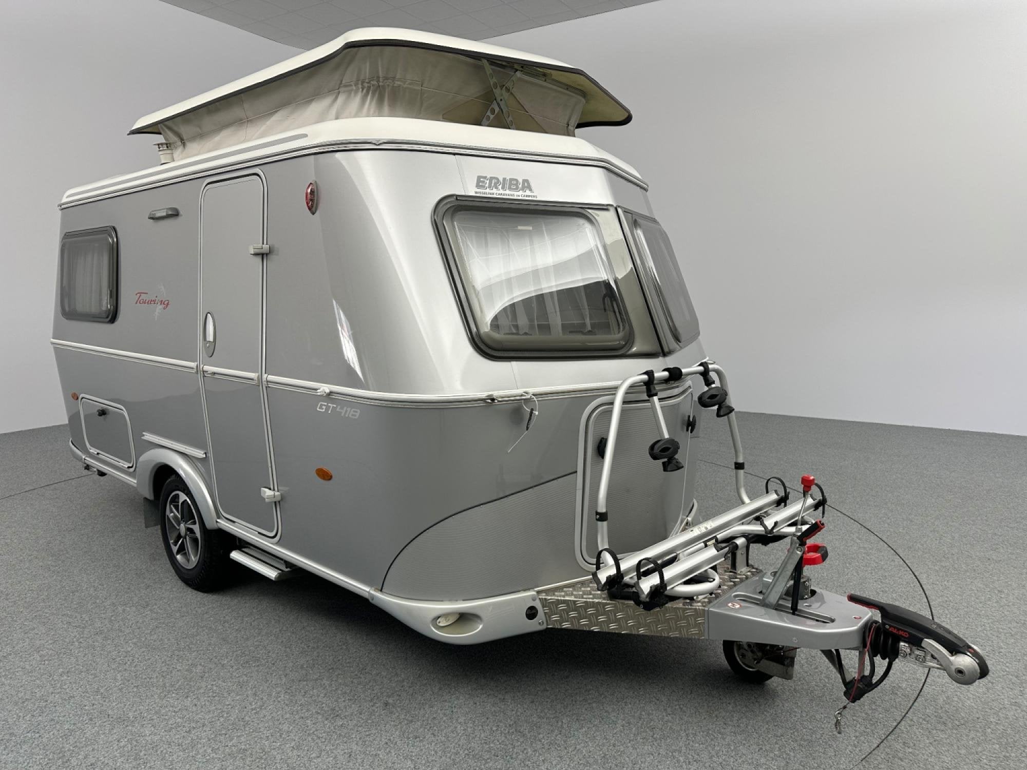 Eriba Touring Triton 418 GT Voortent Luifel Fietsendrager, Vast bed, Bedrijf, 750 - 1000 kg, 4 tot 5 meter
