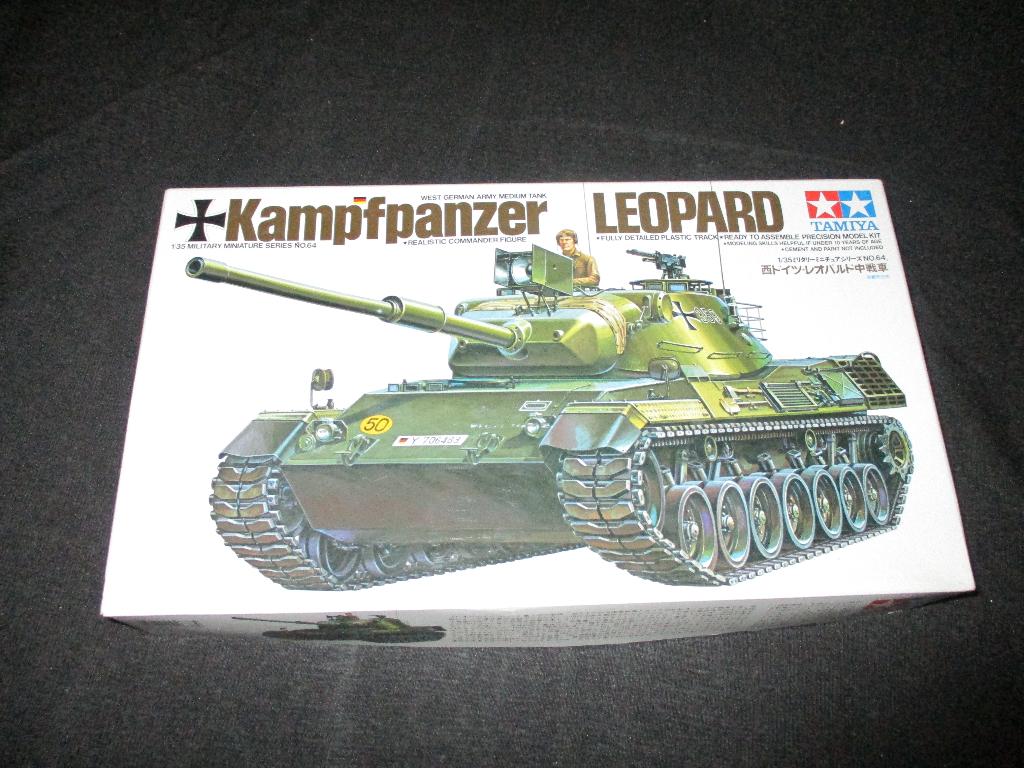 H-430,TAMIYA 1-35,NO,35064,Kampfpanzer Leopard West German, Overige merken, 1:32 tot 1:50, Overige typen, Nieuw
