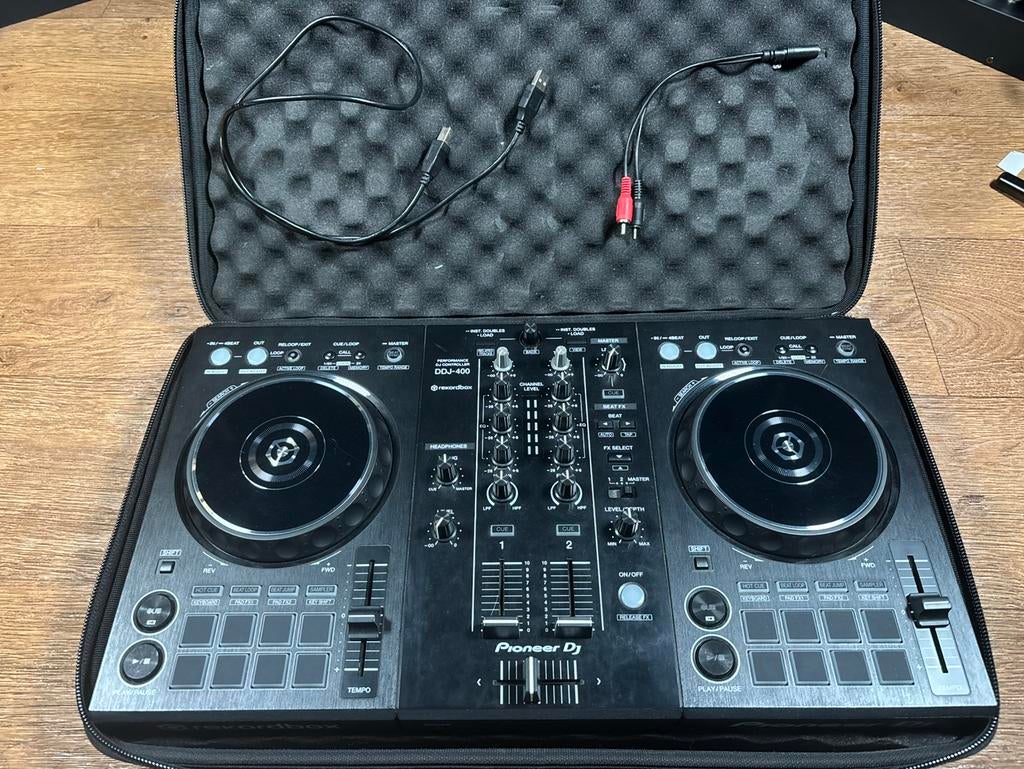 Pioneer DDJ-400 + Pioneer tas en kabels, Ophalen, Gebruikt, Dj-set, Pioneer