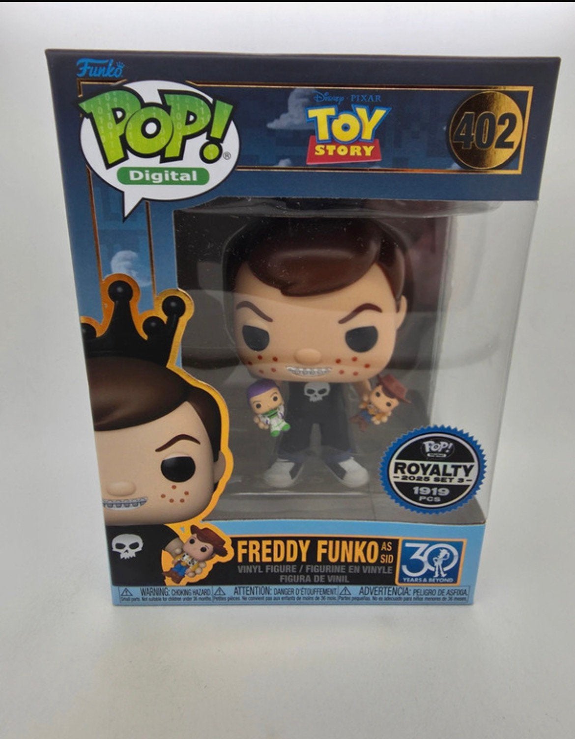 Funko Pop Freddy Funko as Sid (NFT exclusive), Ophalen of Verzenden, Zo goed als nieuw, Nvt, Nvt