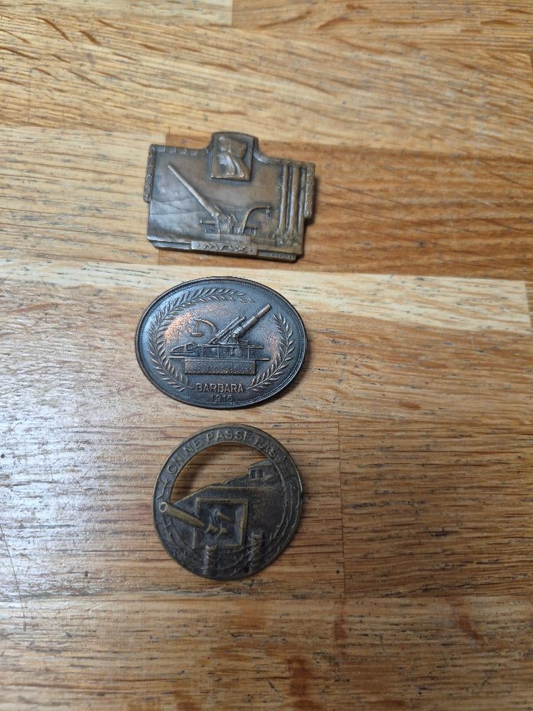 Wo1/Wo2 Franse draag emblemen, Ophalen of Verzenden, Overige gebieden, Embleem of Badge