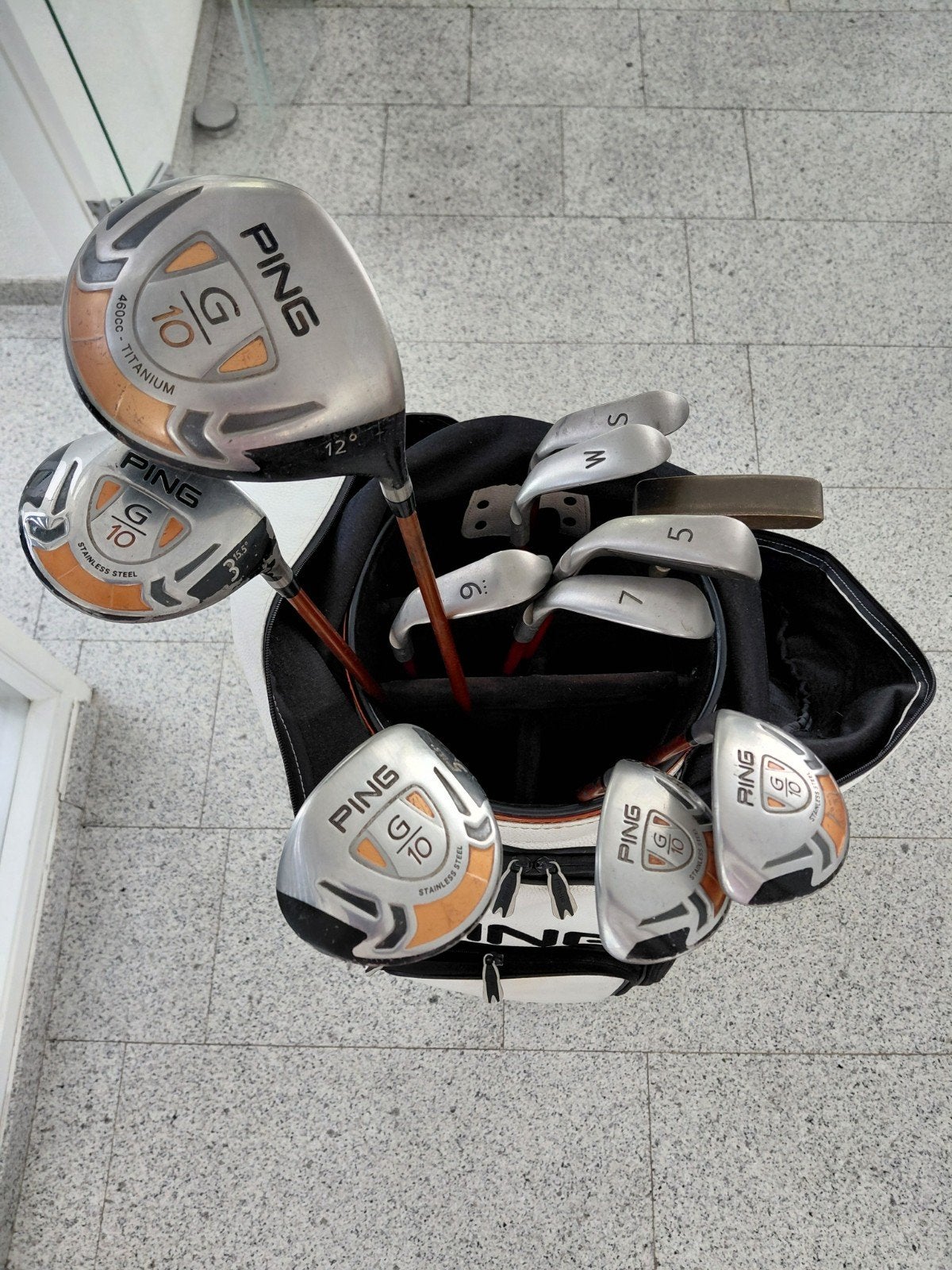 Complete Golfset: PING G10 Clubs met zingen tas., Ophalen, Gebruikt, Set, Ping