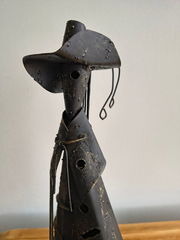 Design Sculptuur Smeedijzer – Brutalisme – Giovanni Grittani, Handgemaakt, Ophalen of Verzenden, Beeld, Modern