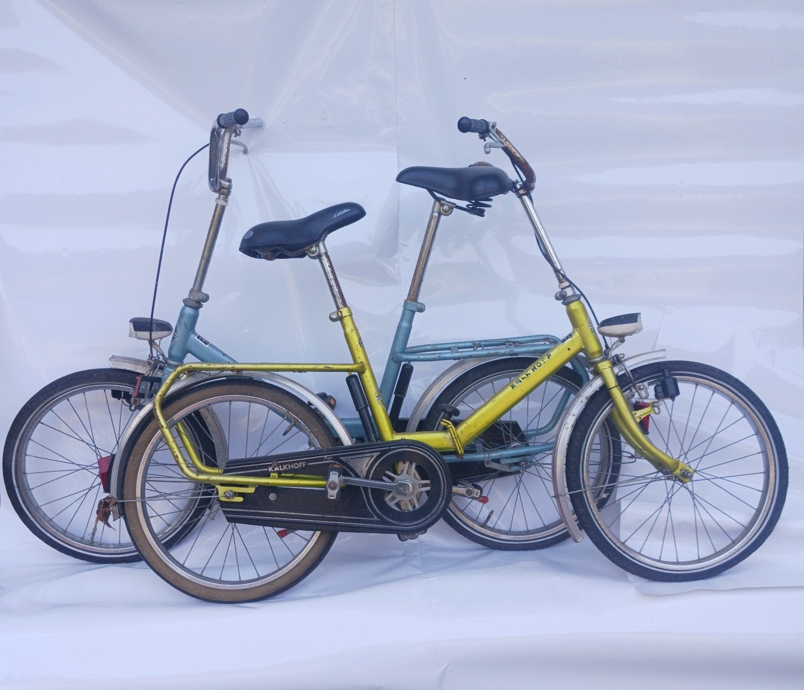 Kalkhoff vouwfiets 2 stuks retro, Ophalen, Gebruikt, Minder dan 14 inch