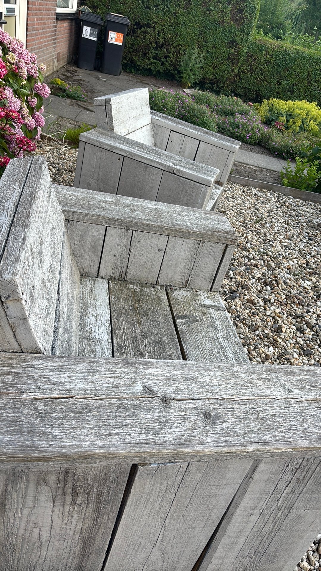 Brandhout, houten stoelen van steigerhout, Minder dan 3 m³, Ophalen