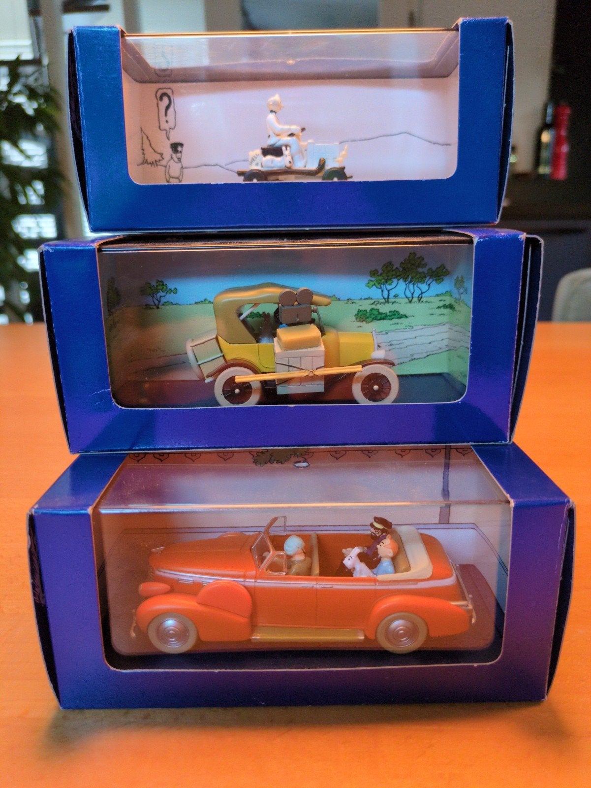 Kuifje auto's. nrs 15A, 3A en 64A, Ophalen of Verzenden, Kuifje, Beeldje of Figuurtje