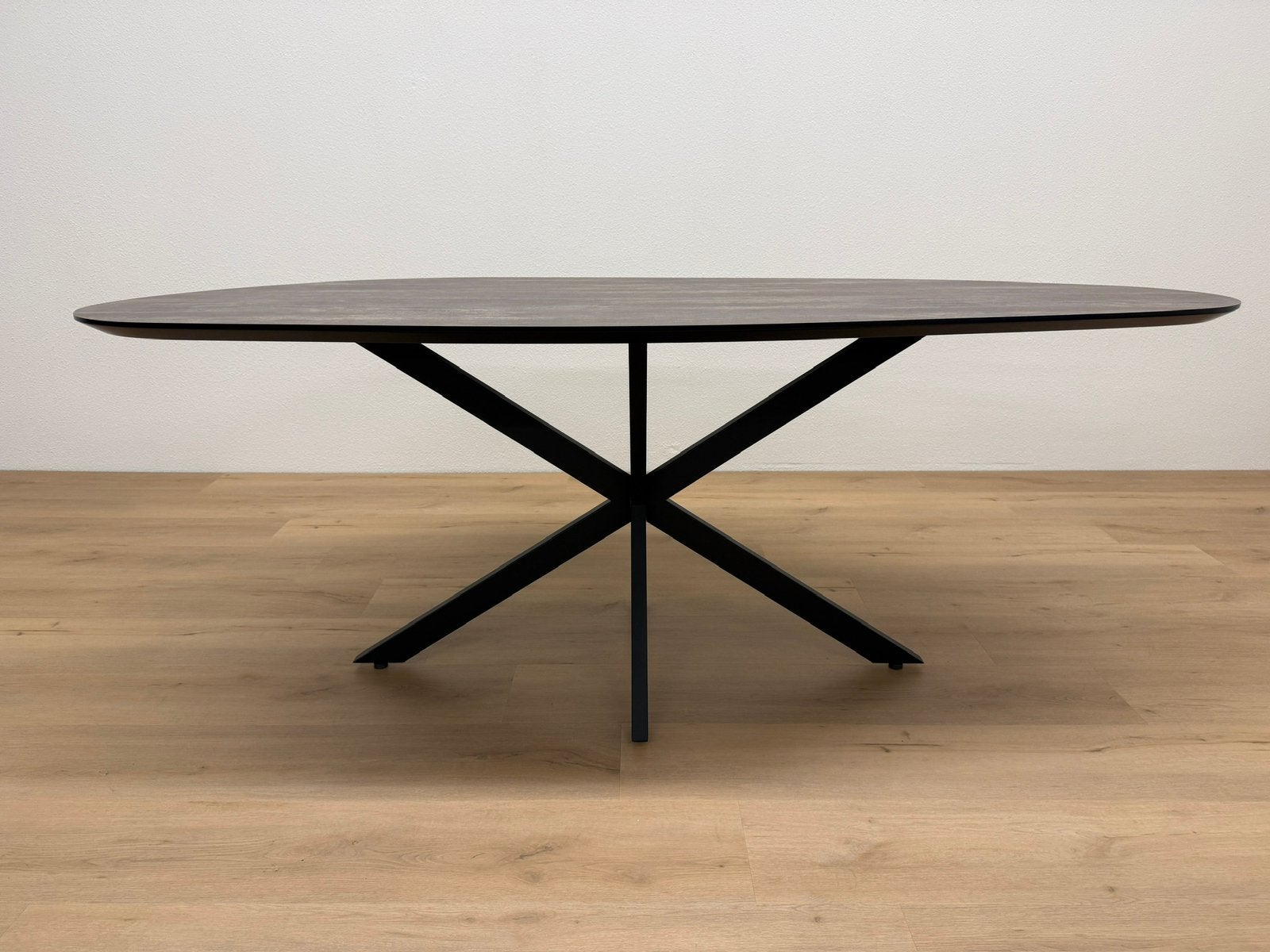 Organische eettafel 200x100 - Marmer HPL - Direct Leverbaar, Huis en Inrichting, 100 tot 150 cm, 200 cm of meer, Ophalen of Verzenden