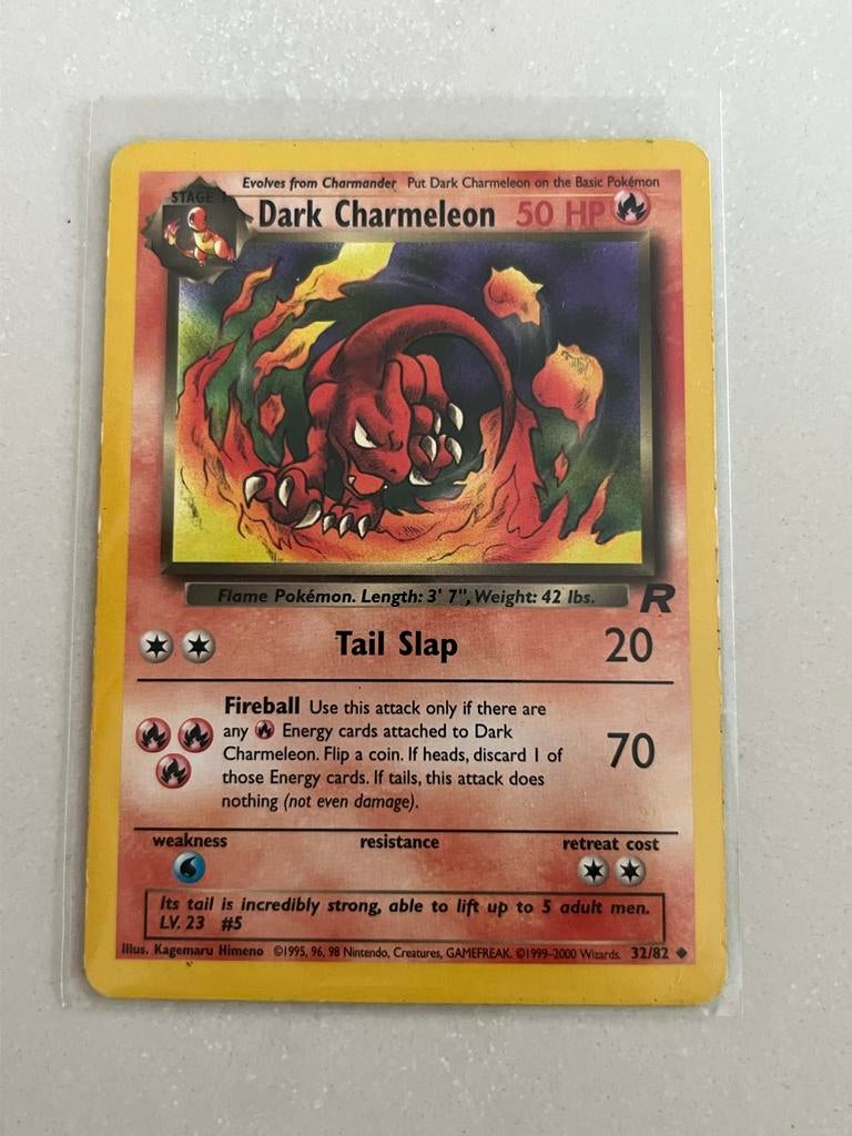 Pokémon Dark Charmeleon 32/82, Ophalen of Verzenden, Gebruikt, Losse kaart