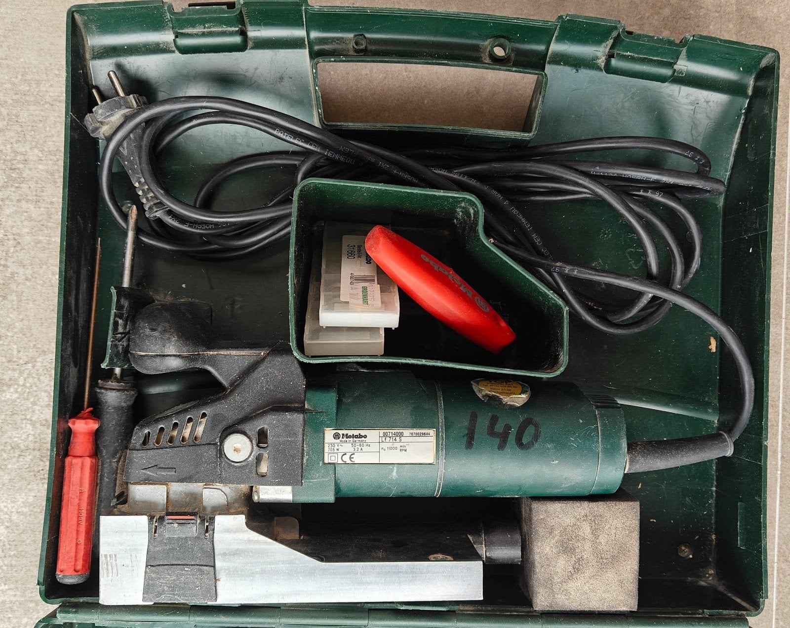 Metabo Lakfrees | Complete set, Gebruikt, Ophalen of Verzenden, Metabo, Elektrisch