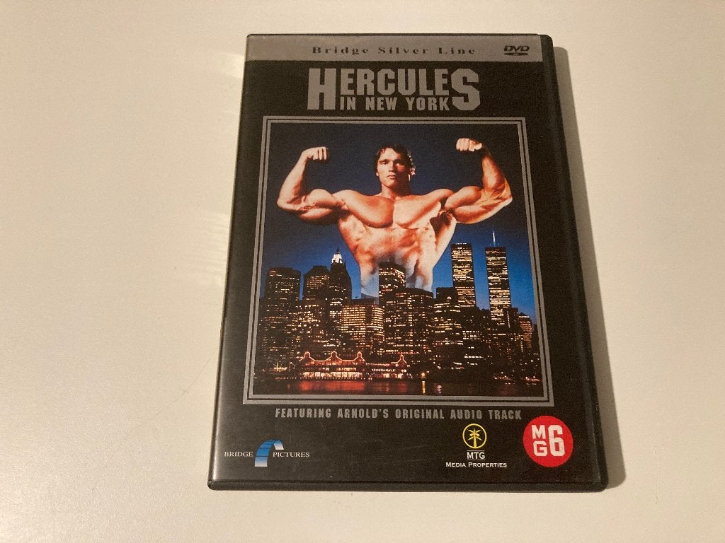 Hercules In New York - Arnold Schwarzenegger DVD, Vanaf 16 jaar, Zo goed als nieuw, Actie en Avontuur, Ophalen of Verzenden