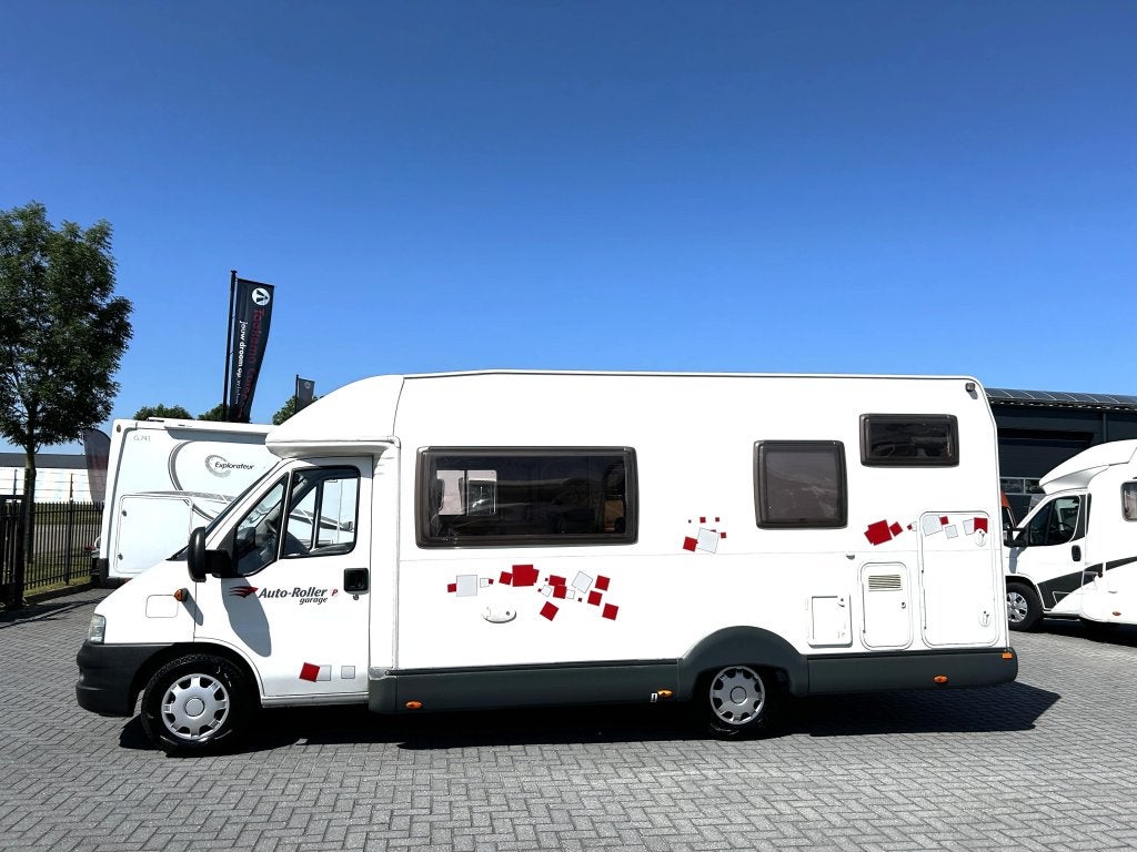 Roller Team AutoRoller Dwarsbed/XL-Garage/2006/INRUILKOOPJE!, Overige merken, Fiat, 6 tot 7 meter, Bedrijf