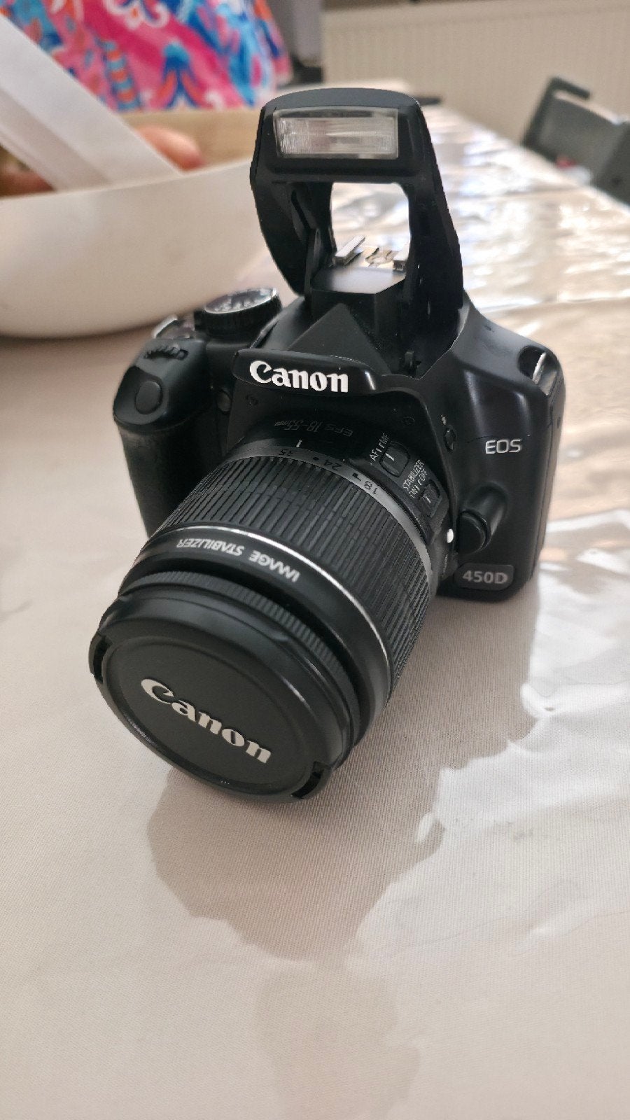 Canon EOS 450D Spiegelreflexcamera met kitlens, Spiegelreflex, Canon, 4 t/m 7 keer, Ophalen