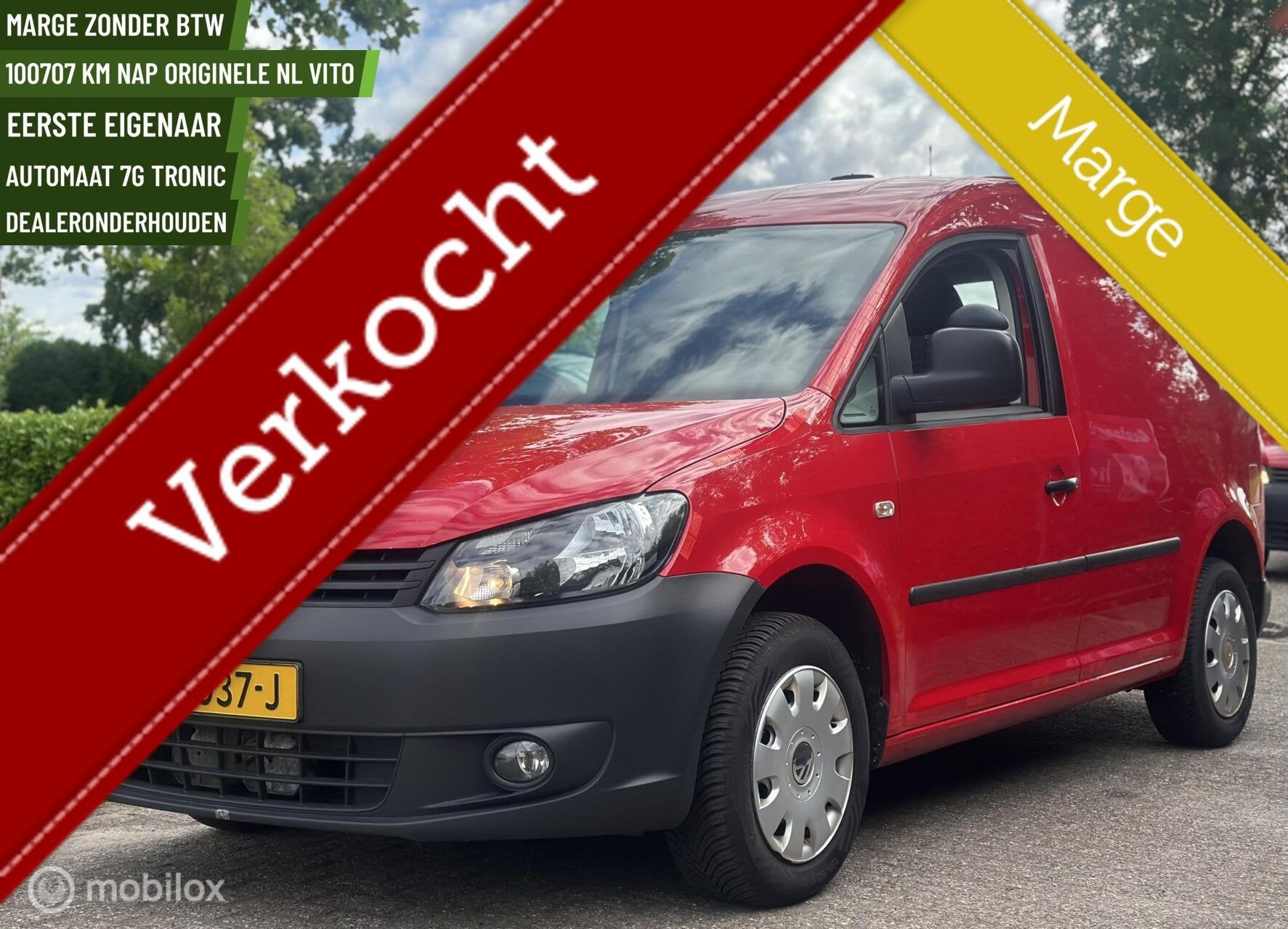 ✅Volkswagen Caddy L1H1 1.6 TDI 102 PK Automaat Airco Marge, Euro 5, Gebruikt, 4 cilinders, Volkswagen