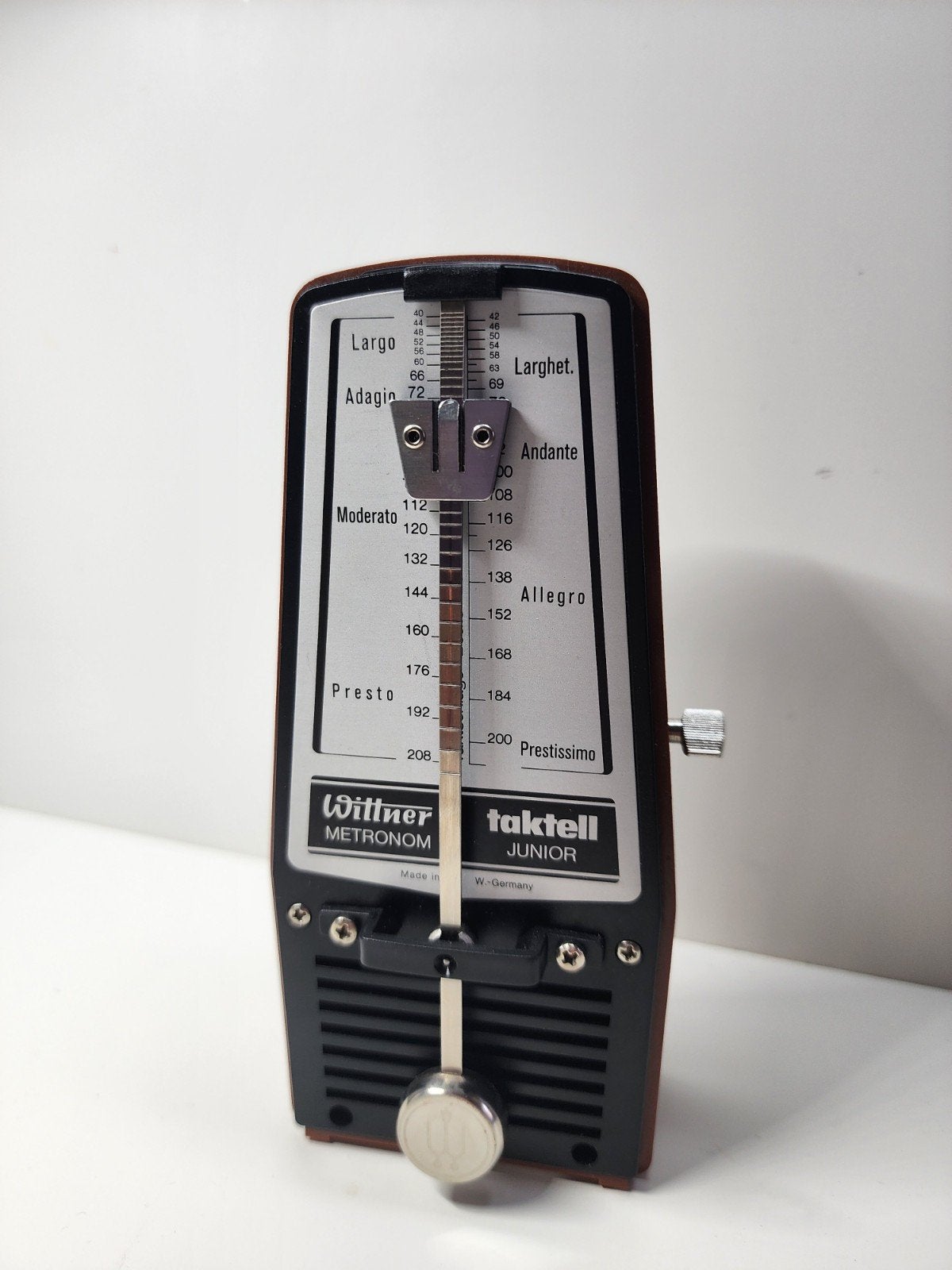 Wittner Taktell Junior Metronoom - Vintage Bruin, Muziek en Instrumenten, Overige Muziek en Instrumenten, Ophalen of Verzenden
