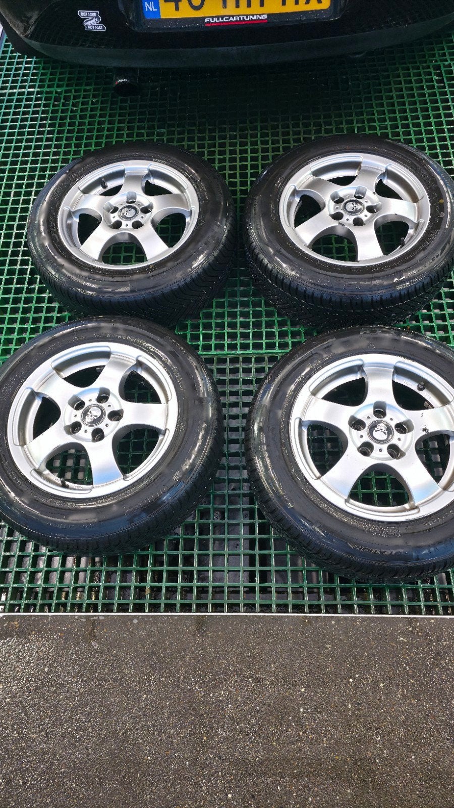Dezent velgen met 195/65/R15 5x100 met All-Season banden, Auto-onderdelen, Banden en Velgen, Ophalen, Gebruikt, 15 inch, Banden en Velgen