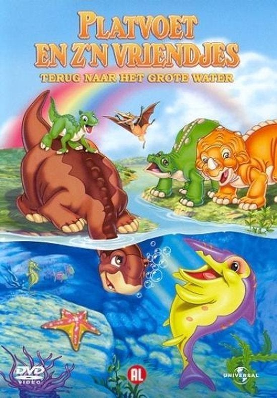 Platvoet en zijn vriendjes - Terug naar het grote water(2002, Tekenfilm, Ophalen of Verzenden, Zo goed als nieuw, Alle leeftijden