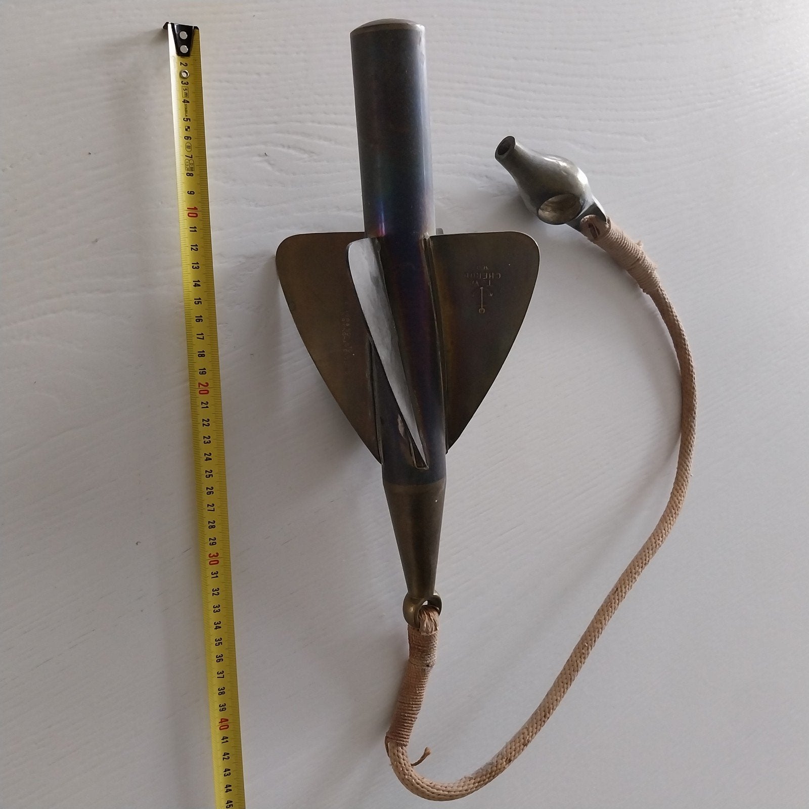 Vintage rotator voor een scheepslog, Ophalen