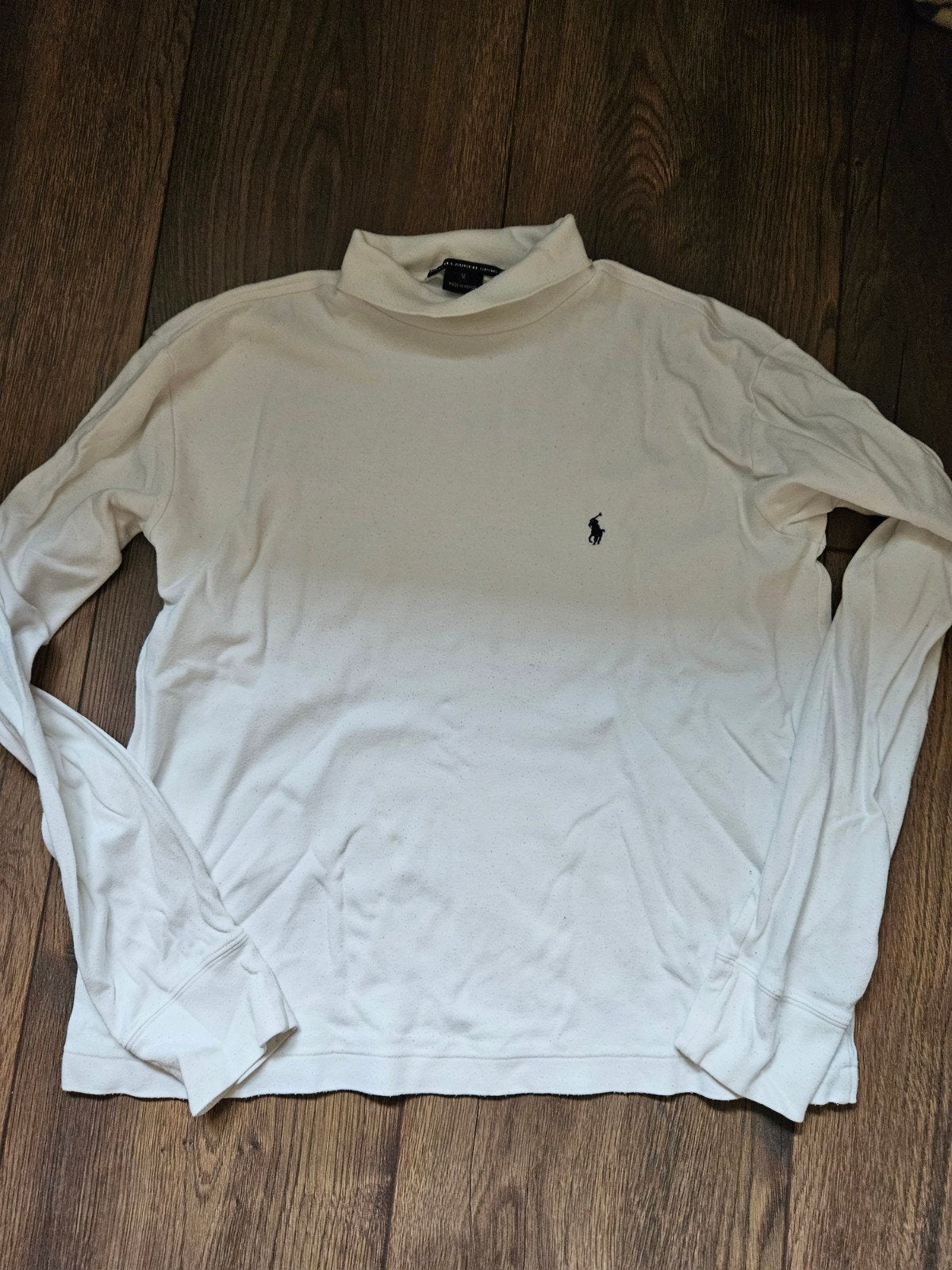Witte Ralph Lauren coltrui maat M, Maat 38/40 (M), Wit, Ophalen of Verzenden, Lange mouw