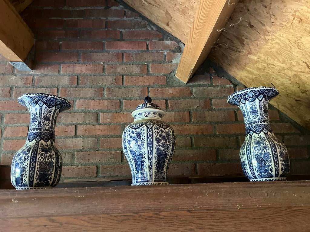 Delfts blauw kastelstel -  Royal Sphinx by Boch Holland, Ophalen