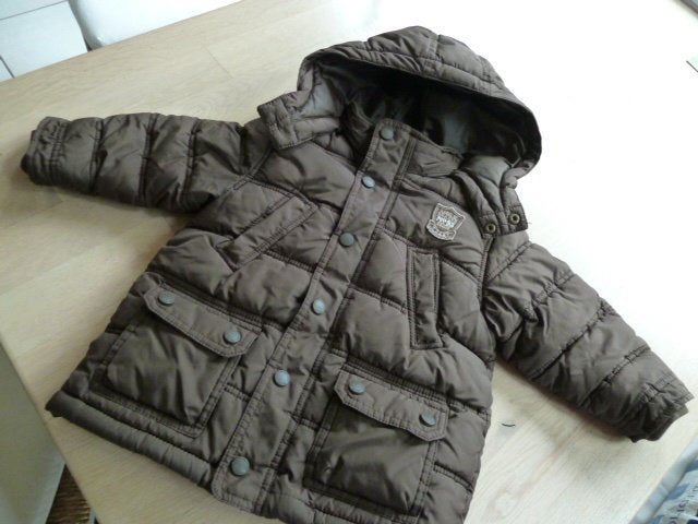 Jas logg maat 86-92 bruin, Verzenden, Zo goed als nieuw, Jongen, Jas