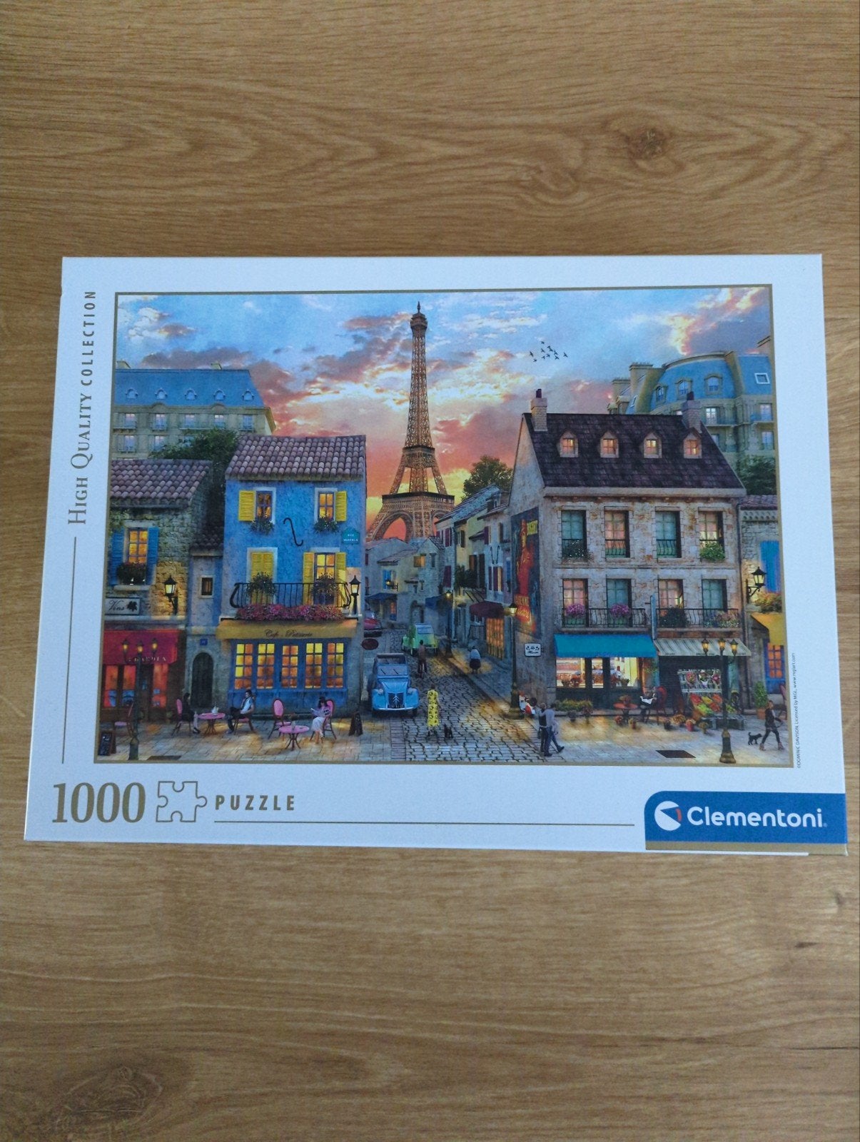 Clementoni puzzel Parijs 1000 stukjes, Hobby en Vrije tijd, Ophalen of Verzenden, 500 t/m 1500 stukjes, Zo goed als nieuw