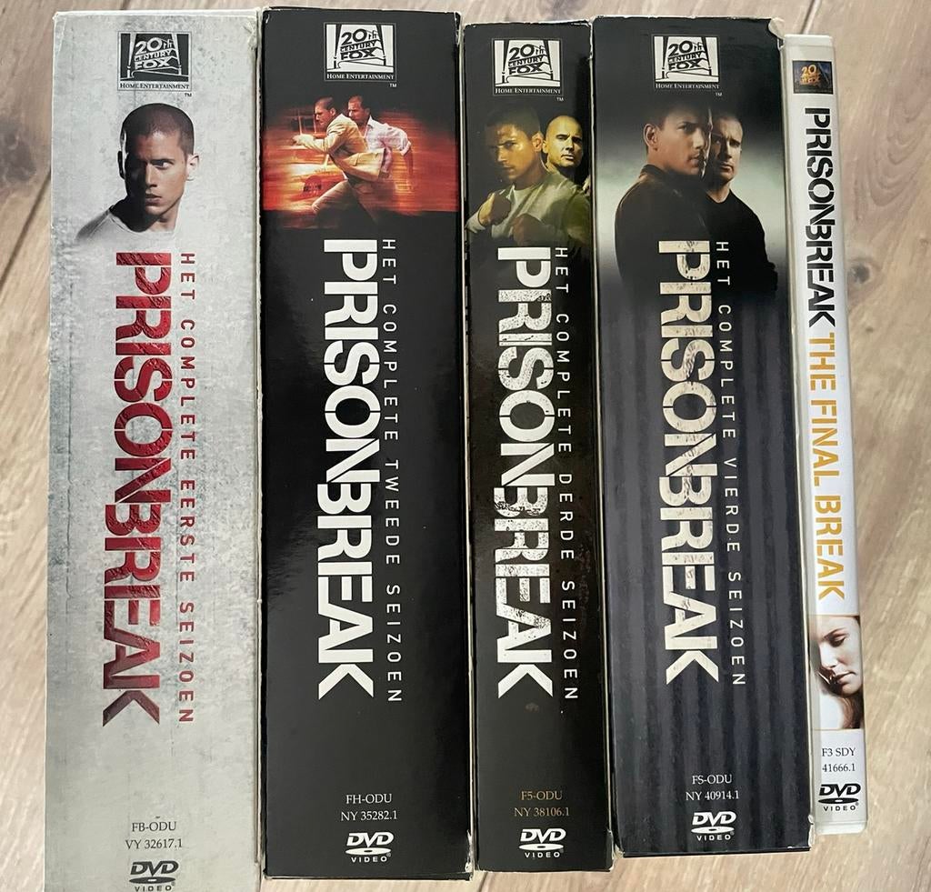 Prison Break DVD serie seizoen 1-4 + The Final Break, Vanaf 12 jaar, Ophalen of Verzenden, Zo goed als nieuw, Actie en Avontuur