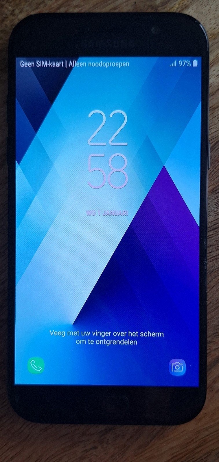 Samsung A5 2017 32GB - Goed werkend en schadevrij, Zwart, Ophalen of Verzenden, Zo goed als nieuw, Zonder simlock
