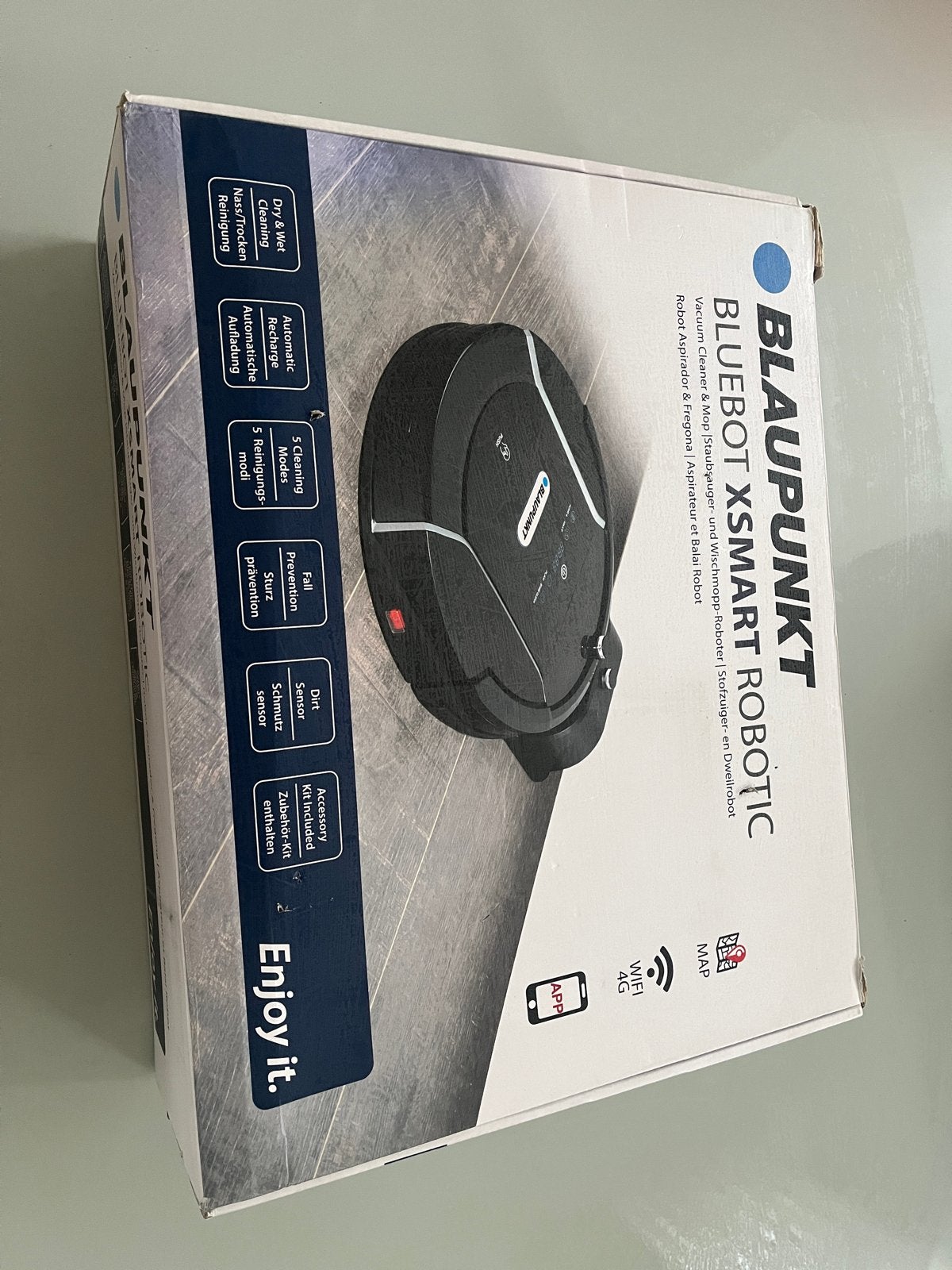Blaupunkt Bluebot XSmart Robotstofzuiger - Nieuw in doos, Witgoed en Apparatuur, Stofzuigers, Ophalen, Overige merken, Nieuw, Robotstofzuiger